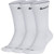 Nike Everyday Plus Cushion Crew 3 Pack Socks White (Medium) SX6888-100 (Medium)