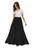 Sinono Womens Chiffon Retro Maxi Skirt Vintage Ankle-Length Skirts (XX-Large, Black)