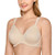 DELIMIRA Women's Full Coverage Minimizer Underwire Plus Size Non Padded Support Bra Beige 48DD