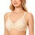 DELIMIRA Women's Full Coverage Minimizer Underwire Unlined Support Cotton Bra Beige 44DD