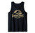 Jurassic Park Beige Flat Movie Logo Tank Top