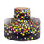 Wide Black Confetti Straight Border Trim for Classroom, Bulletin Board 36ft