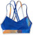 Reebok Hero Strappy Bra, Crushed Cobalt, 2XS