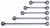 Graham Field Lumex 24 inches knurled chrome grab bar, model 2019A - 1 ea
