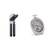 OXO Good Grips Soft-Handled Can Opener,Black,None  and  Rubbermaid Refrigerator/ Freezer Thermometer