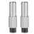 Bicycle Cable Adjusters, Bike Brake Cable Gear Shift Connector Line Regulator Adjuster Housing Cap (1 Pair)(Titanium)