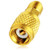 Radracing 1/4" Male SAE to 5/16" Female SAE Swivel Adapter for R410a with Thimble Mini Split HVAC System