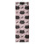 Ambesonne Cat Hanging Pocket Organizer, Dark Head Silhouettes Hand Writing and Dots Girlish Kids Design Abstract, Printed Polyester Storage Bag with Pockets, 9 inch x 27 inch, Coral Seal Brown