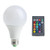 LIYUDL Wireless Remote Control Light Bulb,16 Colors 85-265V E27 LED 20W RGB Changing Light Bulb