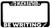 Dots Gifts I'd Much Rather Be Writing Black Metal License Plate Frame DG