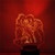 Gaz 3D Optical Illusion Night Light Naruto Uchiha Itachi Sasuke Action Figure 3D LED Night Lights Shippuden Toys Model Anime Figurals Madara Creative Optical Doll (Color : Touch one 7 Color)