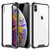 MoKo Compatible with iPhone Xs Max Case, Crystal Clear Reinforced Corners TPU Bumper and Transparent Hybrid Rugged Anti-Scratch Hard Panel Fit with Apple iPhone Xs Max 6.5 inch 2018 - Black & Clear