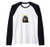 Holy Dog Black And Tan Coonhound Raglan Baseball Tee