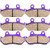SCITOO Carbon Fiber Brake Pads Fit for 1988 1989 1990 1991 1992 1993 1994 1995 1996 1997 1998 1999 2000 Honda Goldwing 1500