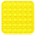 Push Pop Fidget It Toy, Push Pop Bubble Sensory Fidget Toy Silicone Pop Bubble Sensory Silicone Toy Simple Dimple, Autism Special Needs Stress Reliever,Anxiety Relief Tool ?Yellow-Square?