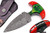 AishaTech Hand Made Hunting Knives Damascus Steel Wood Handle
