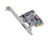 IO CREST SD-SA2PEX-1E1I 1 Port eSATA II 1 Port SATA II PCIe x1 Controller Card