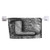 DayDayFun Hand Towel Letter L Cute Towel Wraps for Women Typography Composite L Alphabet Letter Name Baroque Knights Iron Words Writing Design 10 inch x 10 inch Grey