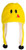 Emoticon POM POM Plush HAT Blowing Heart KISS Yellow