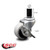 Service Caster - 2 Inch Swivel Thermoplastic Rubber Caster and 1-1/2 inch Expanding Adapter Stem and Brake - 80 lbs./Caster