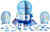 Amscan Shower with Love Baby Boy Table Decorating Kit, Multi Sizes, Multicolor
