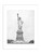 Statue Of Liberty 8x10 Inch Black And White Matted Photograph New York Urban Art Print