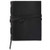 Elizo Refillable Leather Journal Lined Pages - Black Leather Journal for Men and Women - Leather Notebook - Leather Bound Journal  Small Leather Writing Notebook with Pen  200 Pages, 5x7  1002