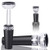 Coosion Wine Stoppers, 3 PACK Vacuum Wine Stoppers, Reusable Silicone Wine Bottle Stoppers with Built-in Vacuum Wine Saver Pump, Leak-free Wine Bottle Sealer Silicone Caps, Air Remover Bottle Corks