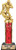 Football Trophies, Red Stars Football Forward Trophy for Football Players, Coaches, Football Awards Prime
