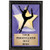 Dancing Plaques, 5 x 7 Show Stopper Purple and Gold Dance Trophy Plaque with Custom Engraving Prime