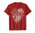 Remember Everyone Deployed Red Friday American Flag Heart T-Shirt