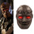 Doom Patrol Robotman Mask Led Mask, Light Up Robot Full Head Latex Helmet Mask Cosplay Adult
