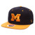 Zephyr Michigan Wolverines 2-Tone Super Star 32/5 Adjustable Snapback Cap - NCAA Flat Bill Baseball Hat
