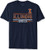 NCAA Illinois Illini Men's Dyed Tee, Navy, Large