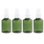 Yebeauty Mist Spray Bottle Travel Size 1.7oz/50ml Empty Fine Mist Spray Bottles Refillable Bottle With white Fine Mist Sprayers Great for Essential Oil, Cleaning Solutions, Pack of 4