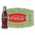 Open Road Brands Coca-Cola Ice Cold Embossed Metal Wall Thermometer