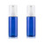 DezCruk 2 Pack Blue Plastic Foam Dispenser Bottle 100ml Mini Foam Pump Bottle Dispenser for Refillable Travel Hand Soap Foaming Shampoo Empty Foam Bottle