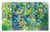 Ambesonne Flower Doormat, Vibrant Colored Blooms Clusters Down from Branch Spring Season Birth Season Image, Decorative Polyester Floor Mat with Non-Skid Backing, 30 inch X 18 inch, Green Blue
