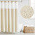 Bedsure Fabric Shower Curtain Beige Waffle Weave Shower Curtain for Bathroom Waterproof Bathroom Curtain with 12 Hooks Machine Washable 72x72 Inch