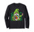 Gnome Tie Dye Shamrock Clover St Patricks Day Hippie Gift Long Sleeve T-Shirt