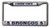 Rico Industries NCAA Boise State Broncos Standard Chrome License Plate Frame