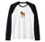 Black and Tan Coonhound Dog Gift Raglan Baseball Tee