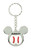 Disney Mickey Mouse Baseball Spinner Pewter Key Ring Key Accessory