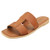 TOMS Women's Slide Sandal Flat, Tan, 6