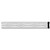 1 3/4"H x 1/2"P x 94 1/2"L, (3 3/8" Repeat), Sofia Chair Rail