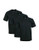 Pro Club Men's Heavyweight Cotton Short Sleeve Crew Neck T-Shirt, Small, Black (3 Pack)
