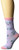 K. Bell Women's Food  and  Drink Novelty Casual Crew Socks, Ice Scream (Violet), Shoe Size: 4-10