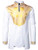 LucMatton Men's African Traditional Dashiki Luxury Metallic Gold Printed Mandarin Collar Wedding Dress Shirt White Small LucMatton Men's African Traditional Dashiki Luxury Metallic Gold Printed Mandarin Collar Wedding Dress Shirt White Small