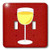 3dRose lsp_57118_2 Lover Gift-Wine On Double Toggle Switch White/Red