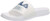 Fila Women's Drifter Lux Clear Slide Sandal, White Red Navy, 6